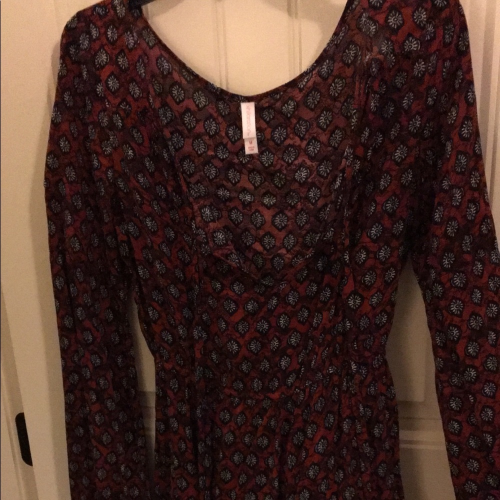 Maroon Romper